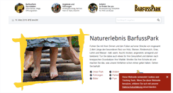 Desktop Screenshot of barfusspark.de