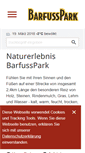 Mobile Screenshot of barfusspark.de